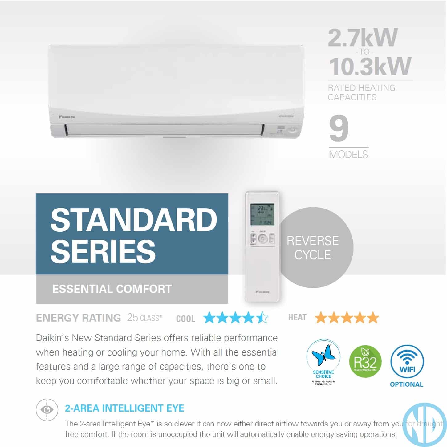 Daikin Standard Series 1 Nzdepot - Nz Depot