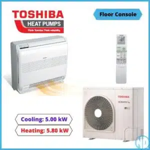 Toshiba 5.0kW U2FV Floor Console Inverter System U2FVG18 NZ DEPOT 1