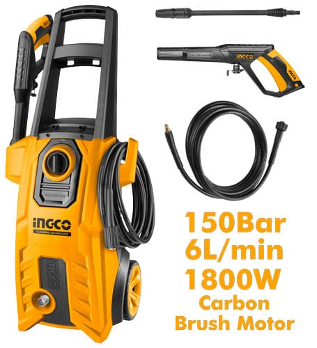 Ingco High Pressure Washer Set 6L Per Min Ingco Hpwr18008 Nz Depot 2