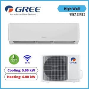 Gree Weka 5.0kW R32 High Wall Inverter GWH18AGDXE K6DNA1A NZ DEPOT