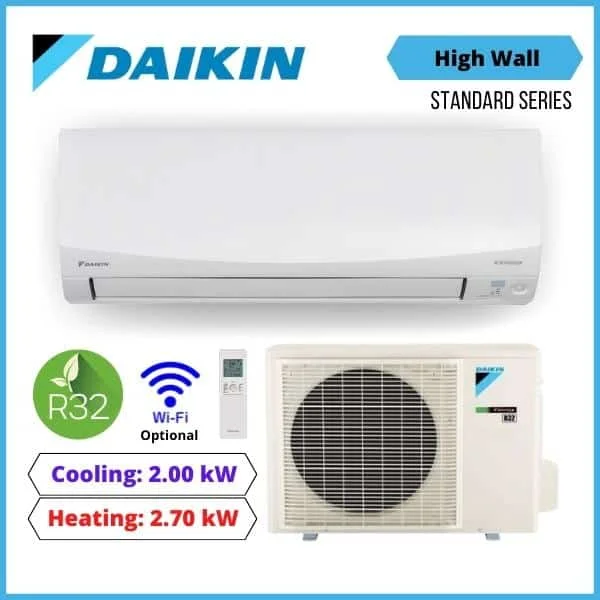 Daikin Standard Series 2.0Kw R32 Reverse Cycle Single Split System Ftxv20U Nz Depot