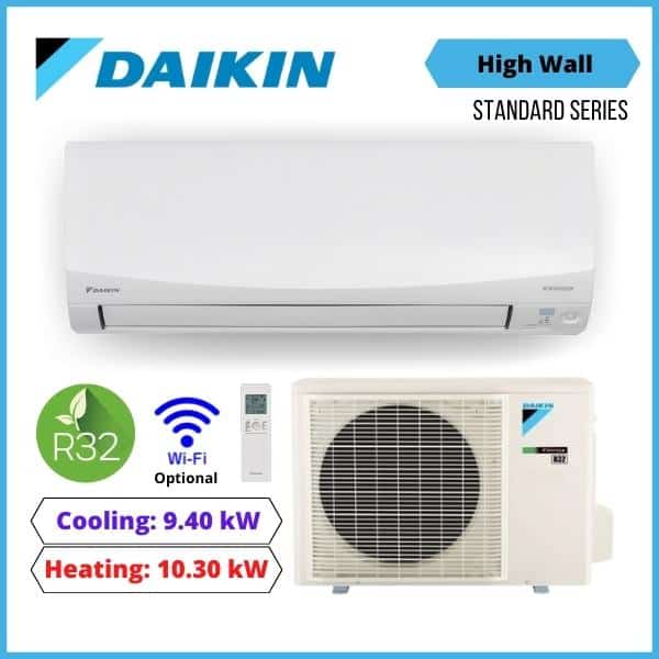 Daikin Standard Series 9.4Kw R32 Reverse Cycle Single Split System Ftxv95L Nz Depot