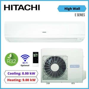 Hitachi 8.0kW E Series High Wall Heat Pump Split Systems RAS E80YHAB RAC E80YHAB NZ DEPOT 1