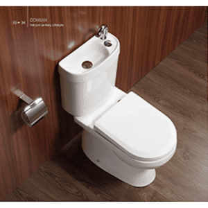 2 In 1 Toilet Basin Combo Combined Toilet And Sink 3806 Suite Nz Depot - Nz Depot