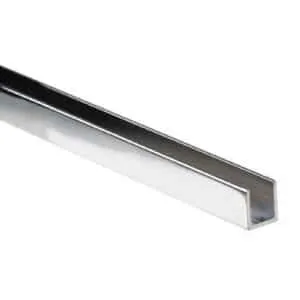 Aluminium U Channel For 10Mm Glass Shower Screens U Channel Spare Parts Nz Depot - Nz Depot