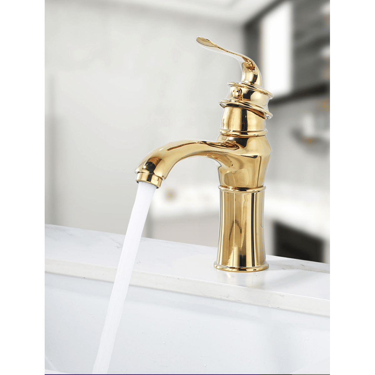 Basin Mixer - Classic Golden Series 2349G