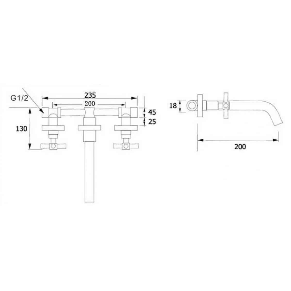 Bath Spout Round Sp30 Sp30 Bath Mixer Nz Depot 4