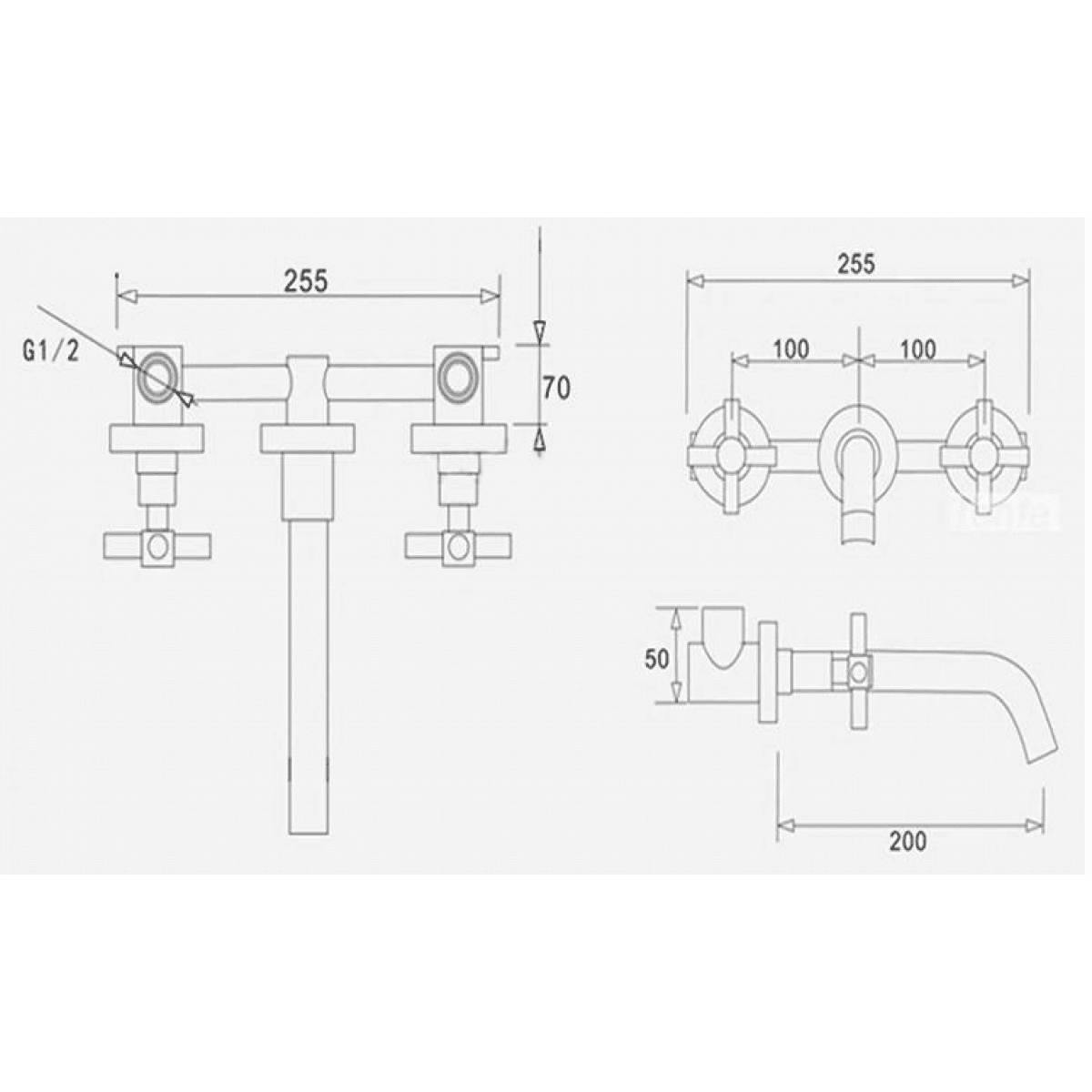 Bath Spout Round Sp30 Sp30 Bath Mixer Nz Depot 5