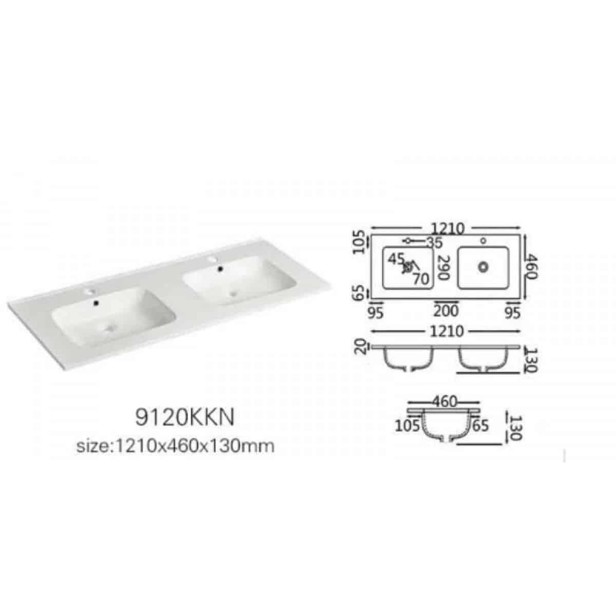 Ceramic Cabinet Basin - Nz Depot