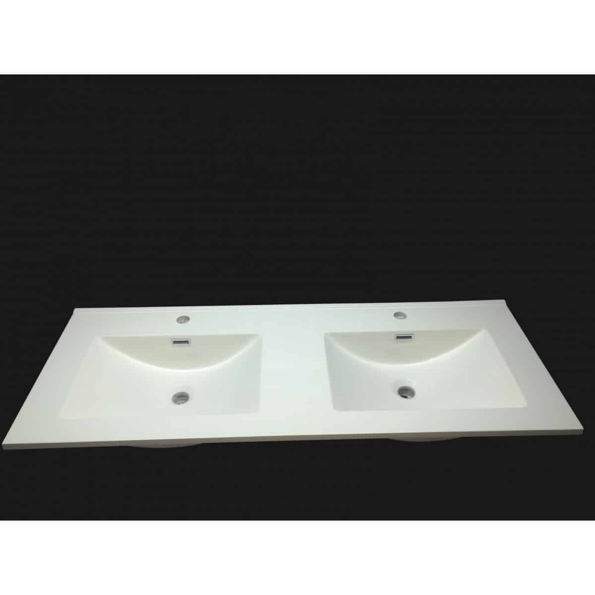 Ceramic Cabinet Basin - Rectangle Series 1200 Double, Ceramic Cabinet Basin - Nz Depot