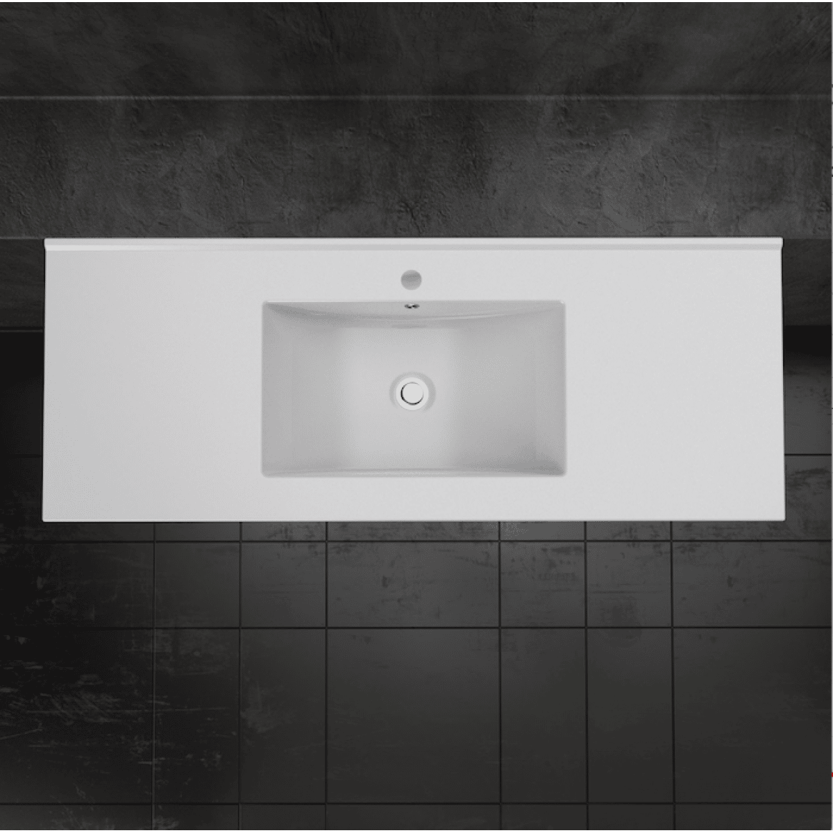 Ceramic Cabinet Basin - Rectangle Series 1200 Single, Ceramic Cabinet Basin - Nz Depot