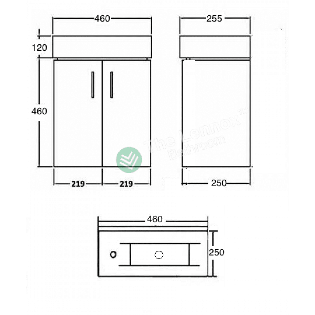 Ceramic Cabinet Basin - Nz Depot