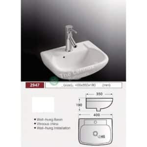 Ceramic Hand Basin 2947 2947 Hand Basin Nz Depot - Nz Depot