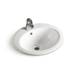 Ceramic Inset Vanity Counter Top Basin Sink 500mm, Ceramic Cabinet Basin - NZ DEPOT