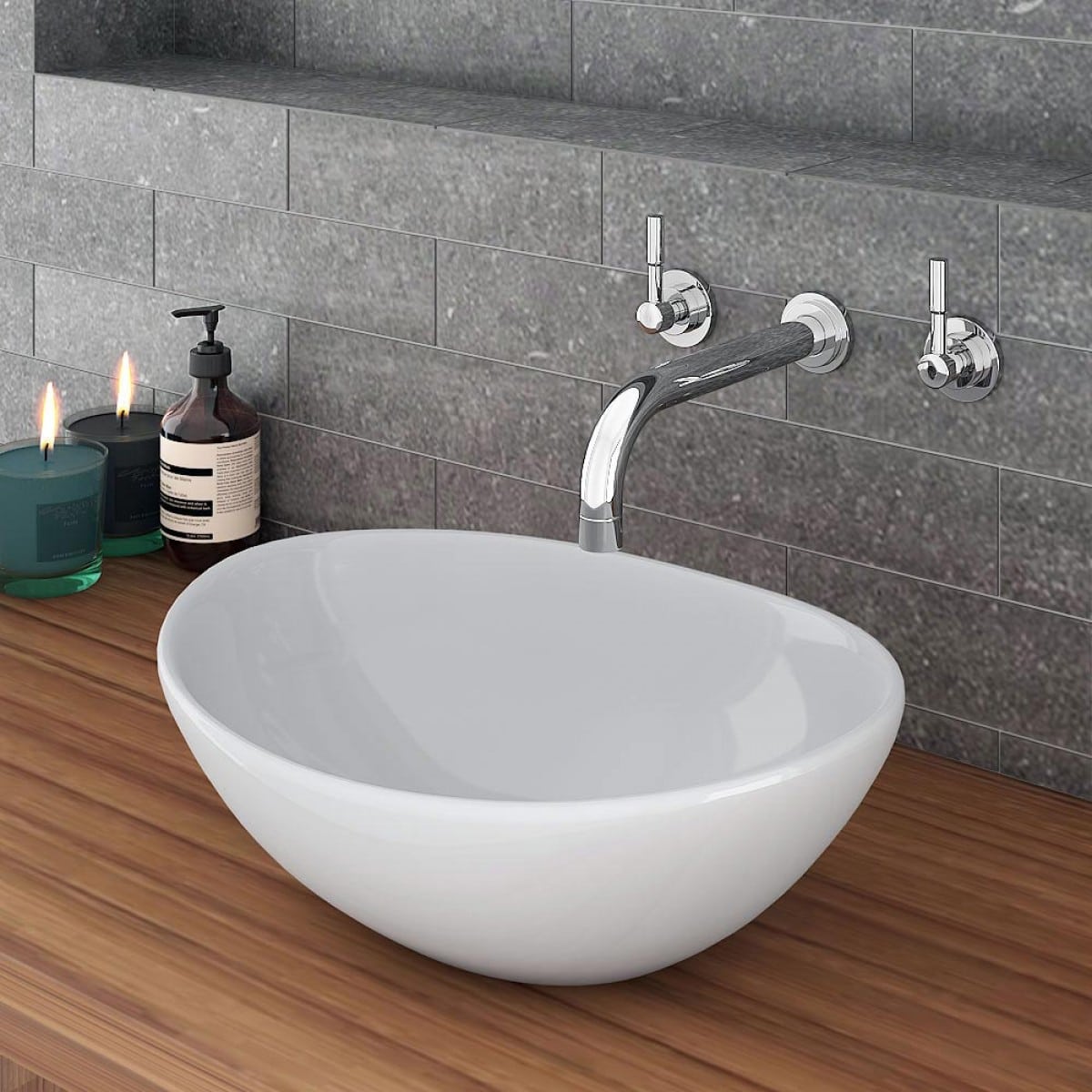 Counter Top Ceramic Basin 0652, Counter Top Basin - Nz Depot