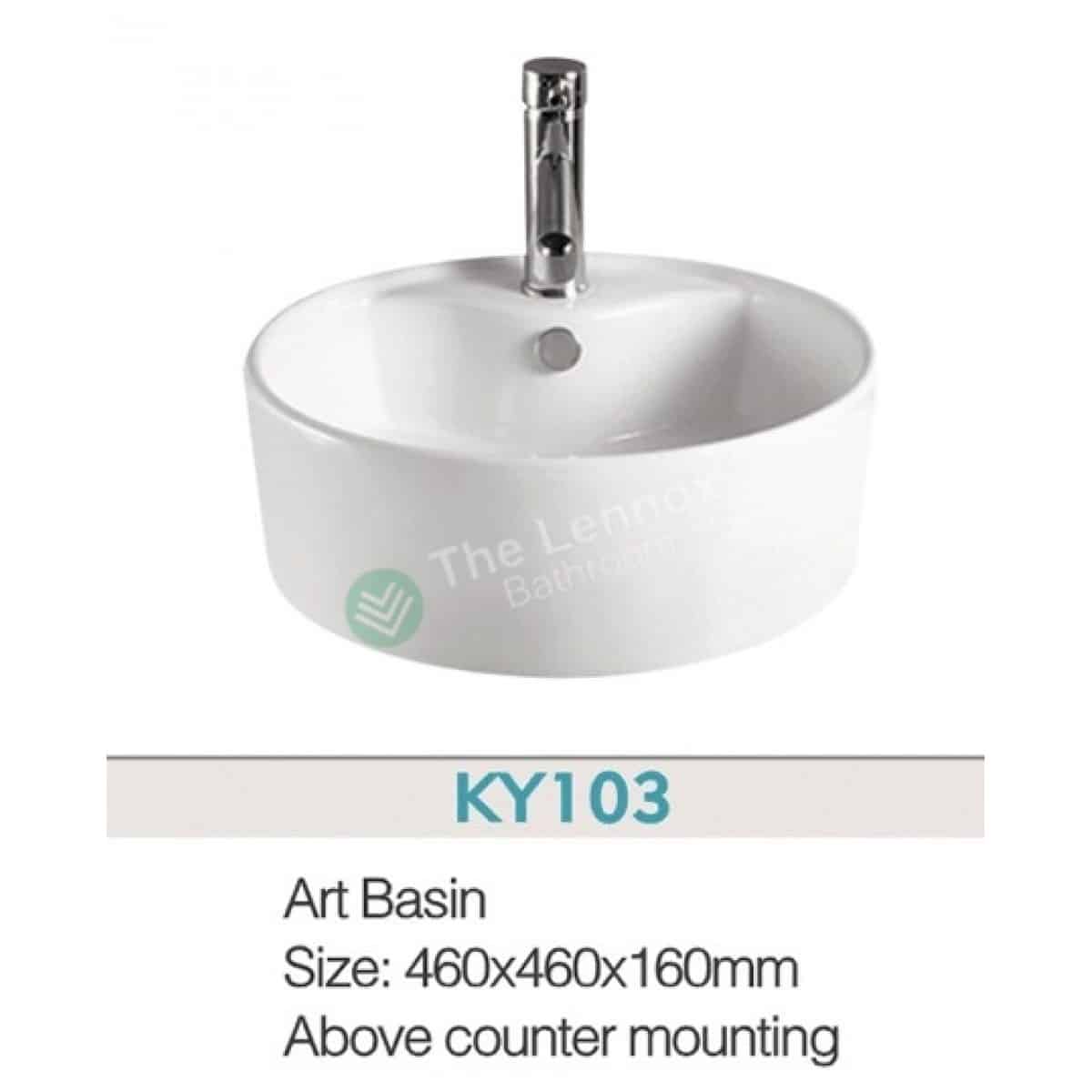 Counter Top Ceramic Basin A003, Counter Top Basin - Nz Depot