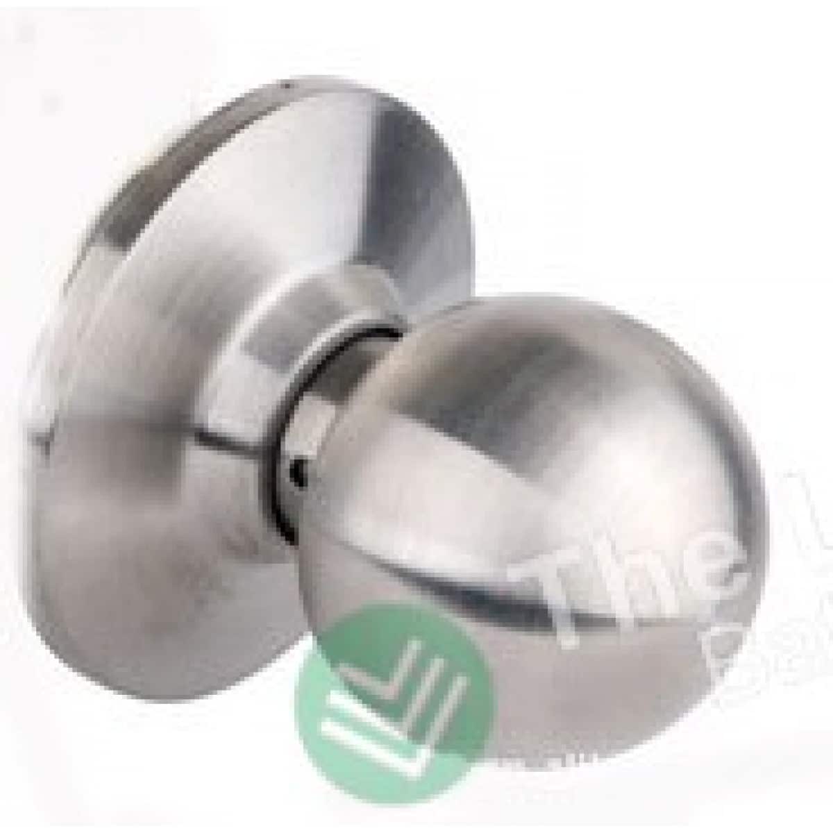 Door Lock Knob Satin Stainless Steel - Dummy Set, Door Hardware - Nz Depot