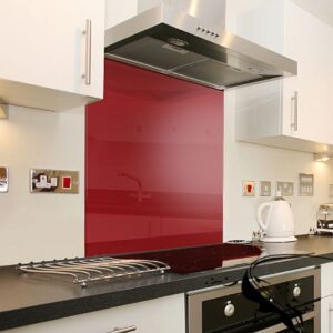 Glass Splash Back 600*600mm Red