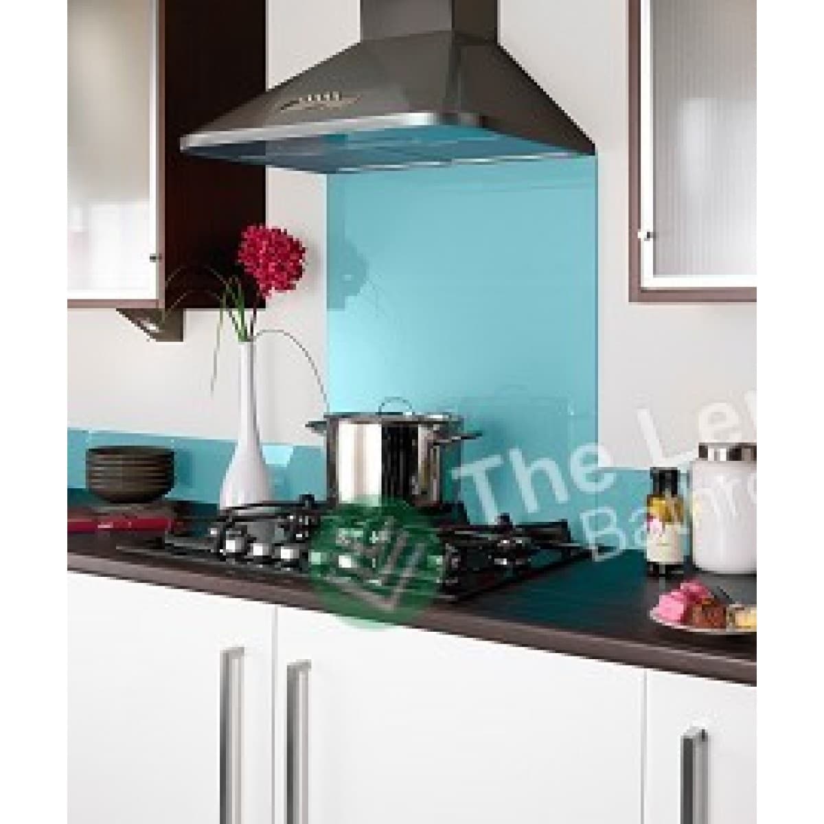 Glass Splash Back 900*750mm Sky Blue