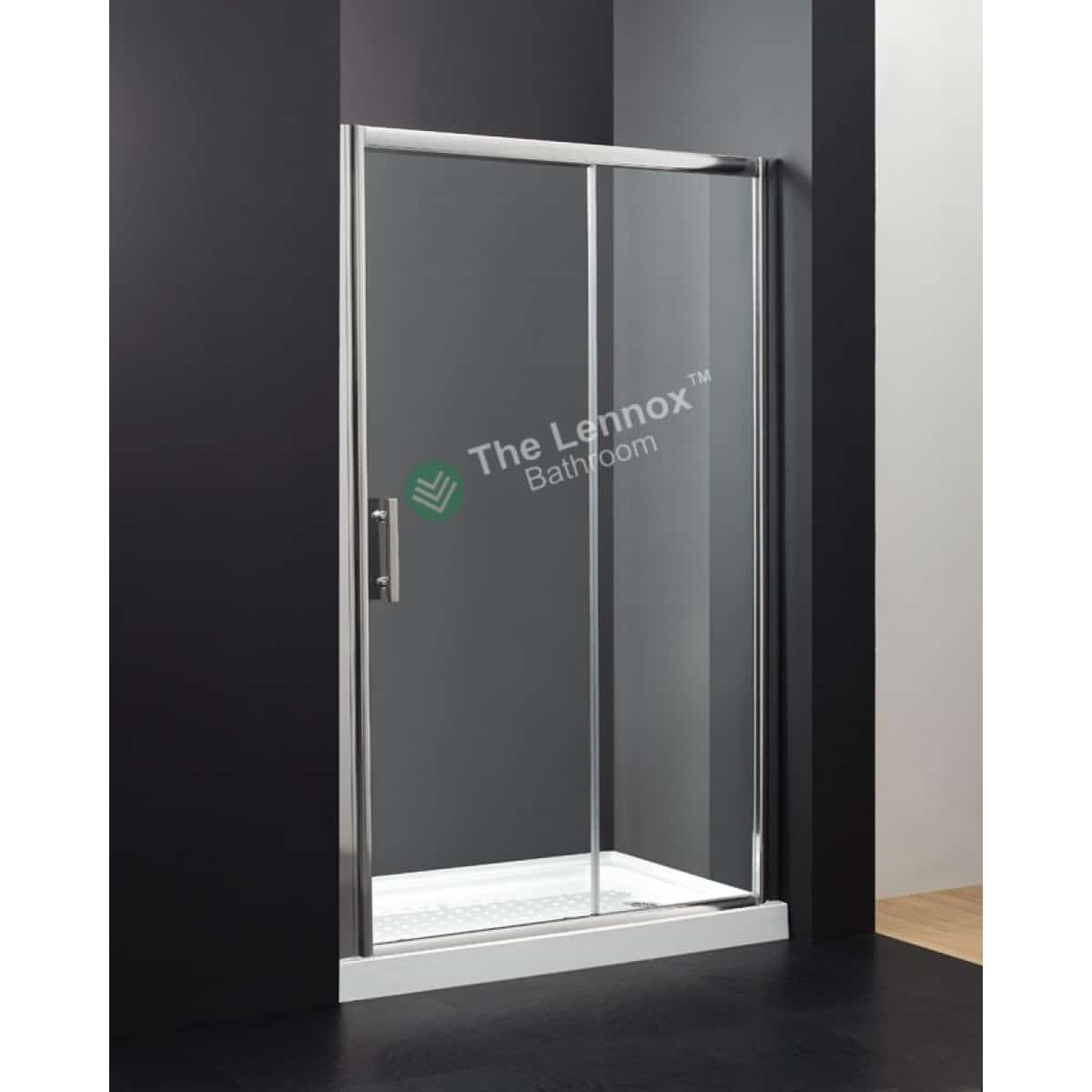 Shower Glass - Eddy Series Sliding Door (1100X1900Mm), Shower Door - Nz Depot