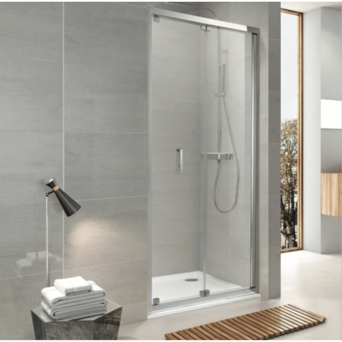 Shower Glass - Gulf Series Folding Door (1000x1900mm)