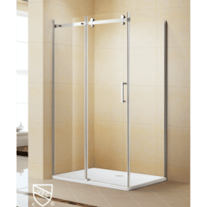 Shower Glass - Kora Series 2 Sides Frameless Glass (1200x900x1900mm), Frameless Shower - NZ DEPOT