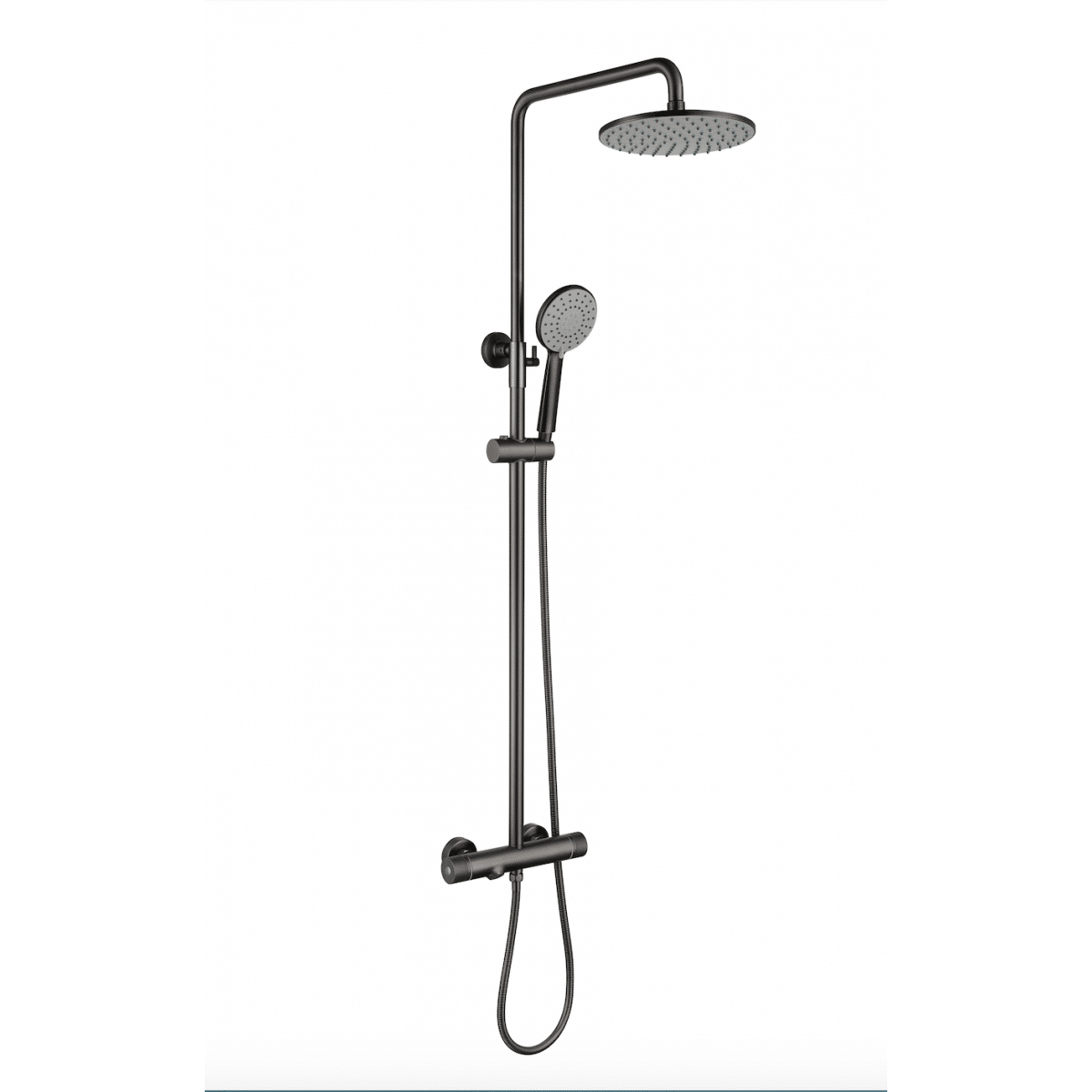 Shower Mixer Combination Round BM46001 - Iron Grey