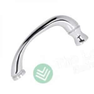 Shower glass door handle - 145mm Arch tube