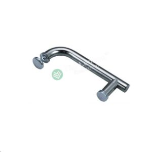 Shower Glass Door Handle 145Mm Curved Tube Curved 145 Door Hardware Nz Depot - Nz Depot