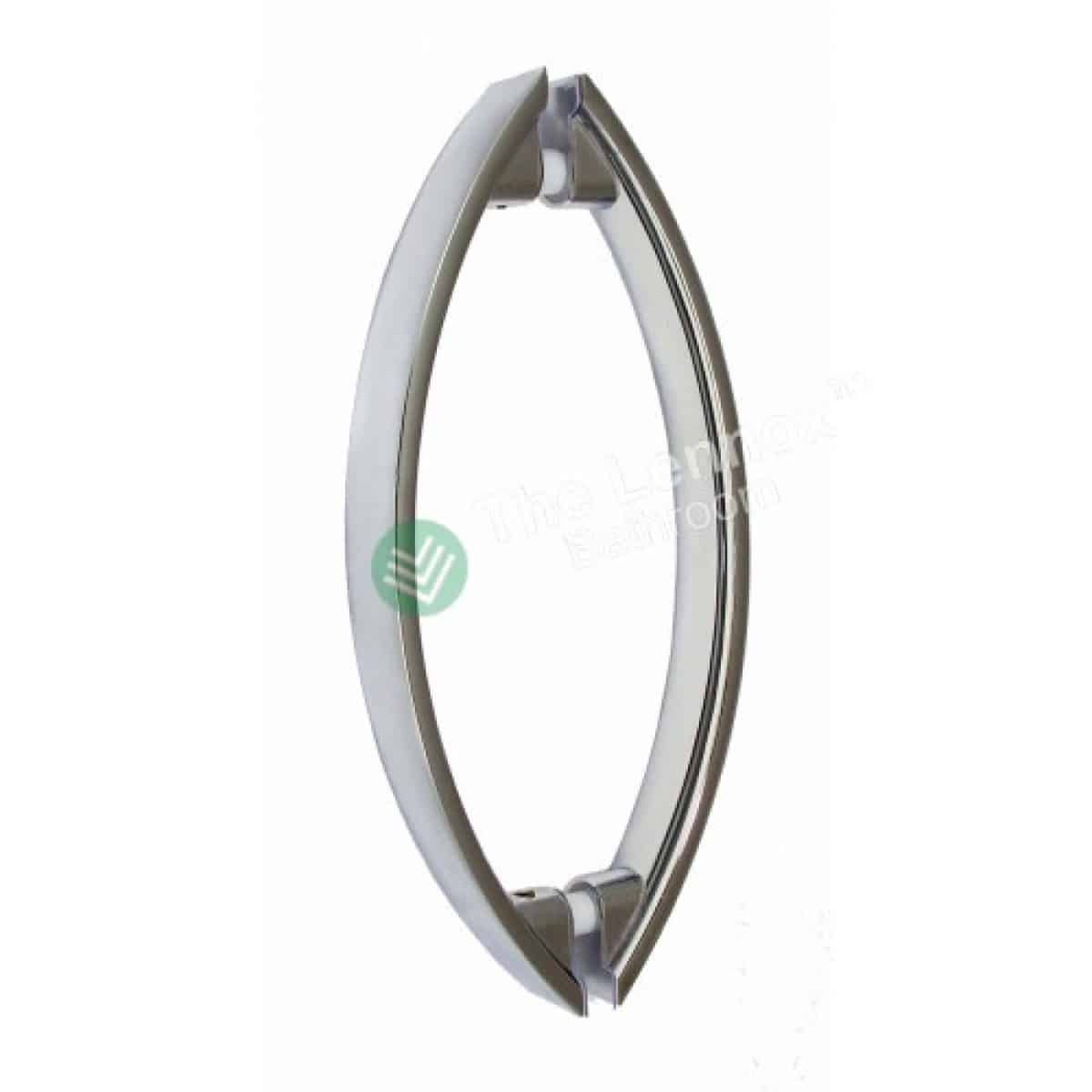 Shower glass door handle - 145mm Oval tube, Door Hardware - NZ DEPOT