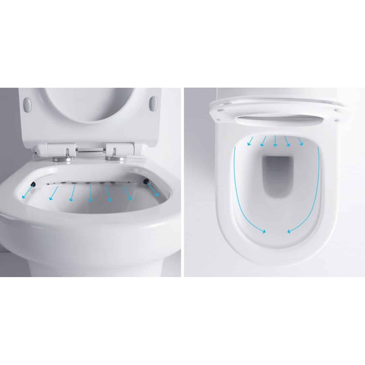 Toilet Suite Btw Bella Rimless Flushing A3904 A3904 Sp Pan Back To Wall Nz Depot 2