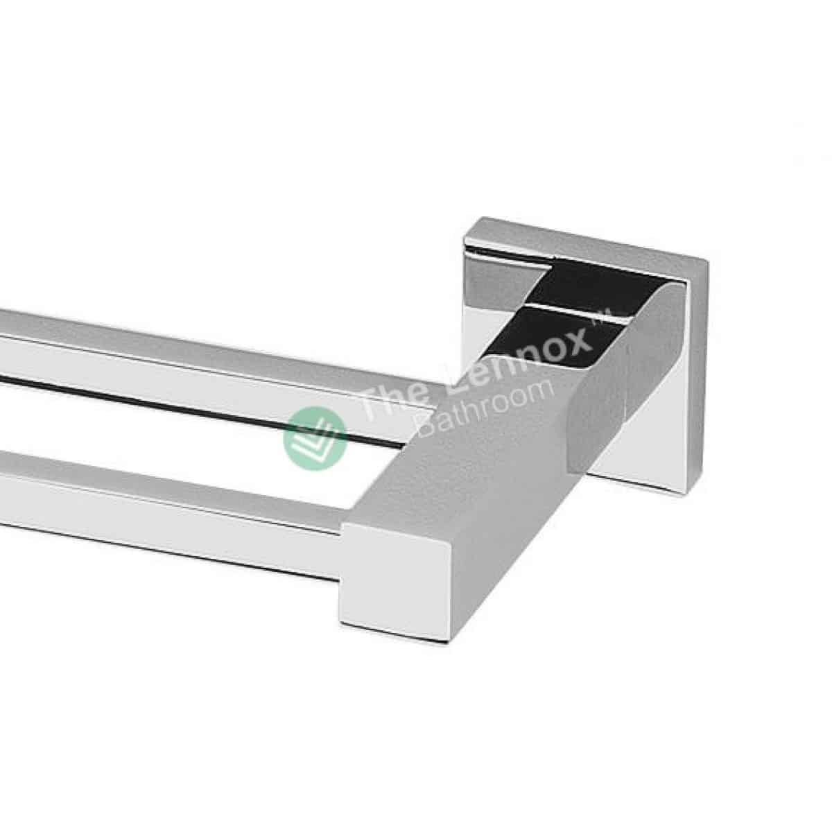 Towel Rail Square Wall Hung Series 2100 10 Double Bar 2100 10 Bathroom Accessories Nz Depot 2