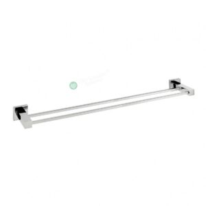 Towel Rail - Square Wall Hung Series 2100-10 Double Bar, Bathroom accessories - NZ DEPOT