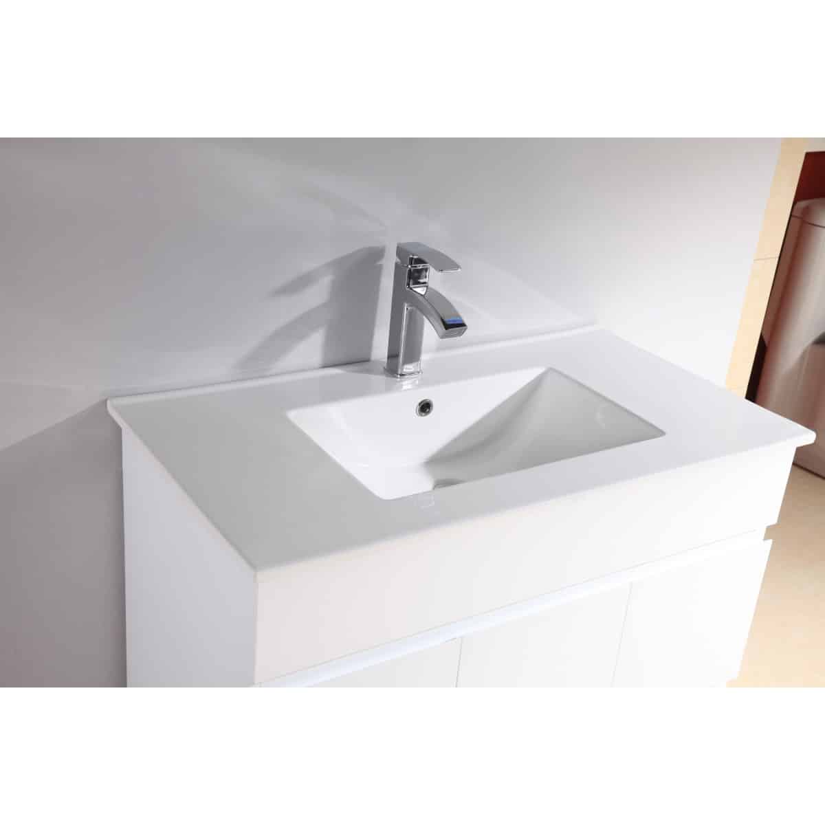 Vanity Heron Plywood Series N900F White 100 Water Proof N900F W Freestanding Square Basin Nz Depot 2