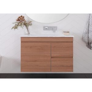 Vanity - Heron Series Plywood N900 in Wooden Color - 100% Water Proof, Wall Hung - NZ DEPOT