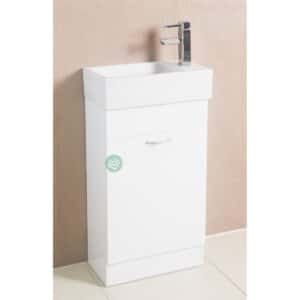 Vanity Misty Series 460F White T460F White Freestanding Square Basin NZ DEPOT - NZ DEPOT