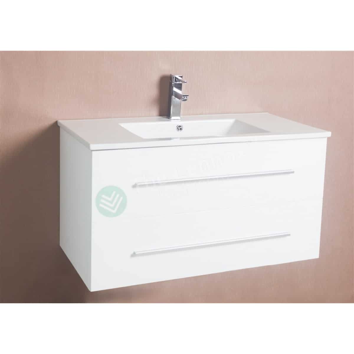 Vanity - Misty Series Plywood T900  In White - 100% Water Proof, Wall Hung - Nz Depot