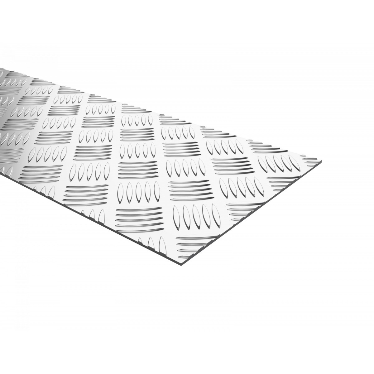 ALUMINIUM CHECKER PLATE 1220x1220 2.5mm, Waterproof decorative sheet - NZ DEPOT