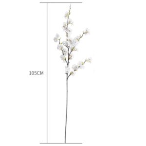 Soga 10X Artificial Silk Flower Fake Cherry Blossom Bouquet Table Decor White Nz Depot 1 - Nz Depot