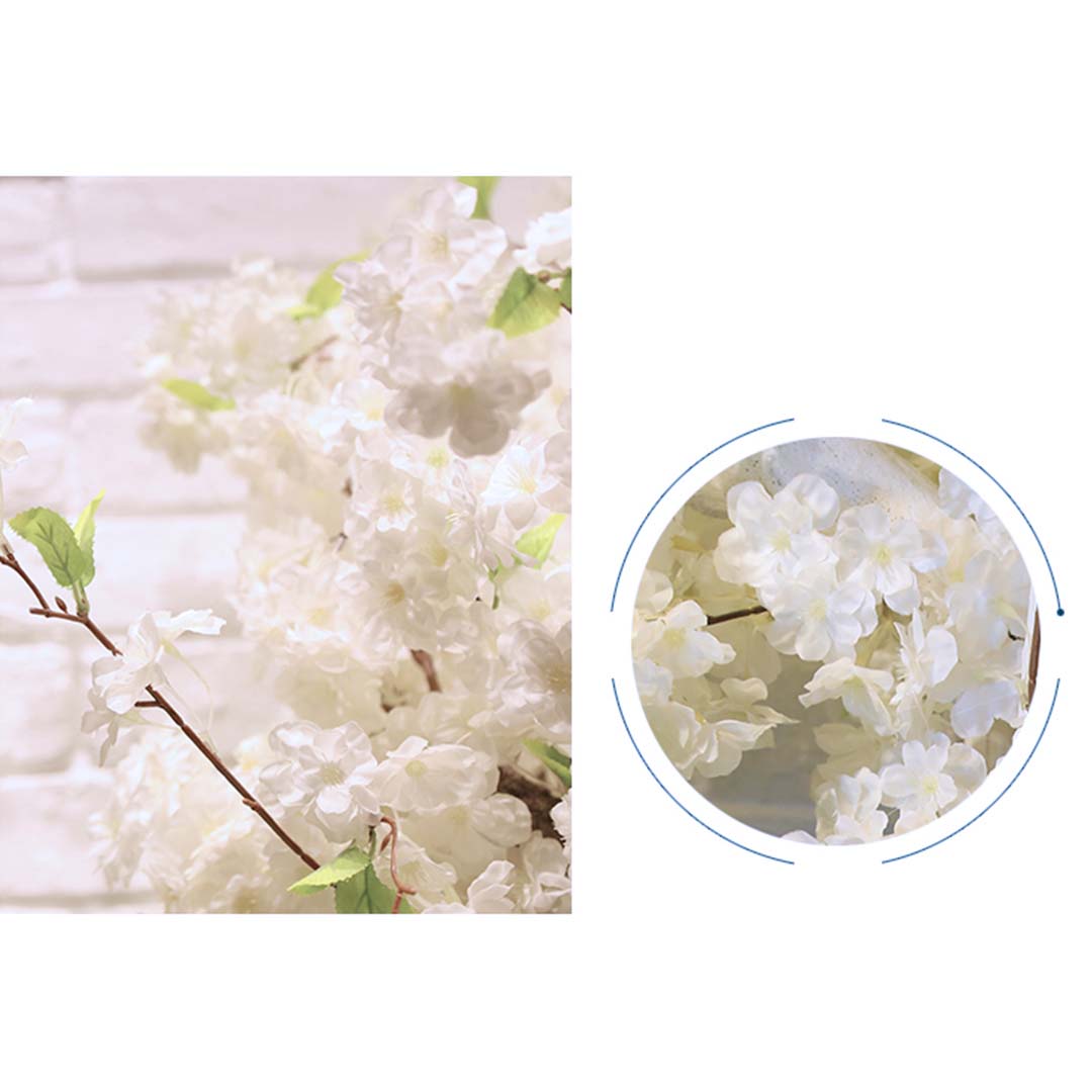 Soga 10X Artificial Silk Flower Fake Cherry Blossom Bouquet Table Decor White, Home &Amp; Living, Home Decor, Artificial Plants, , ,  - Nz Depot 5