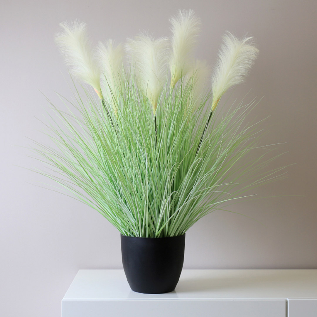 Soga 110Cm Artificial Indoor Potted Reed Bulrush Grass Tree Fake Plant Simulation Decorative, Home &Amp; Living, Home Decor, Artificial Plants, , ,  - Nz Depot 4