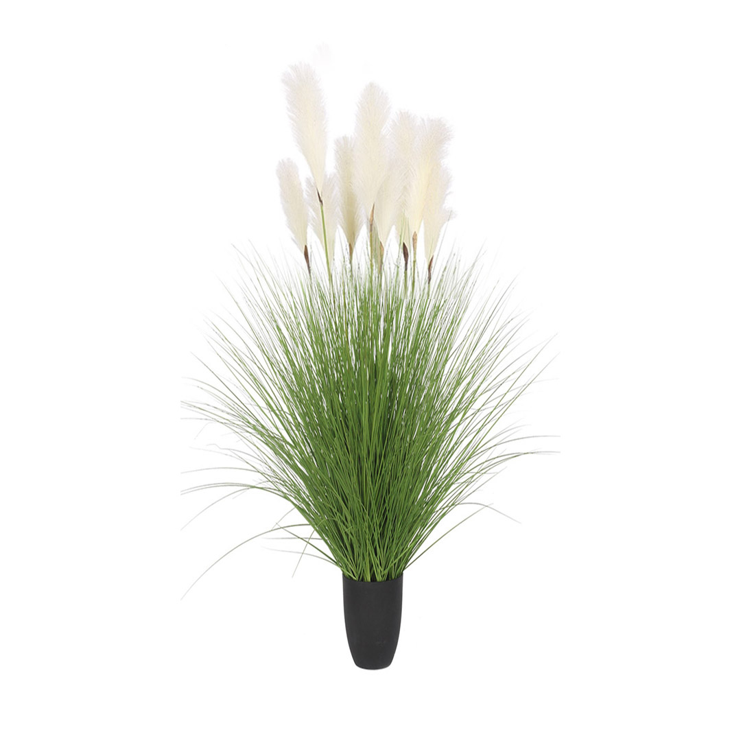 Soga 110Cm Artificial Indoor Potted Reed Bulrush Grass Tree Fake Plant Simulation Decorative, Home &Amp; Living, Home Decor, Artificial Plants, , ,  - Nz Depot 1