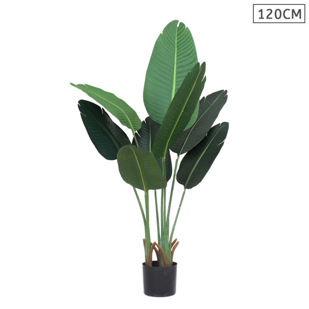 Soga 120Cm Artificial Green Indoor Traveler Banana Fake Decoration Tree Flower Pot Plant, Home &Amp; Living, Home Decor, Artificial Plants, , ,  - Nz Depot 1