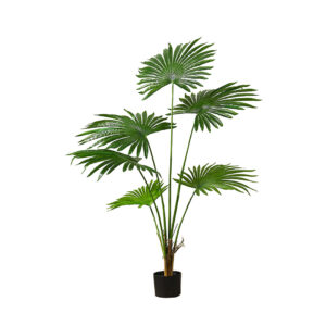 SOGA 120cm Artificial Natural Green Fan Palm Tree Fake Tropical Indoor Plant Home Office Decor NZ DEPOT - NZ DEPOT