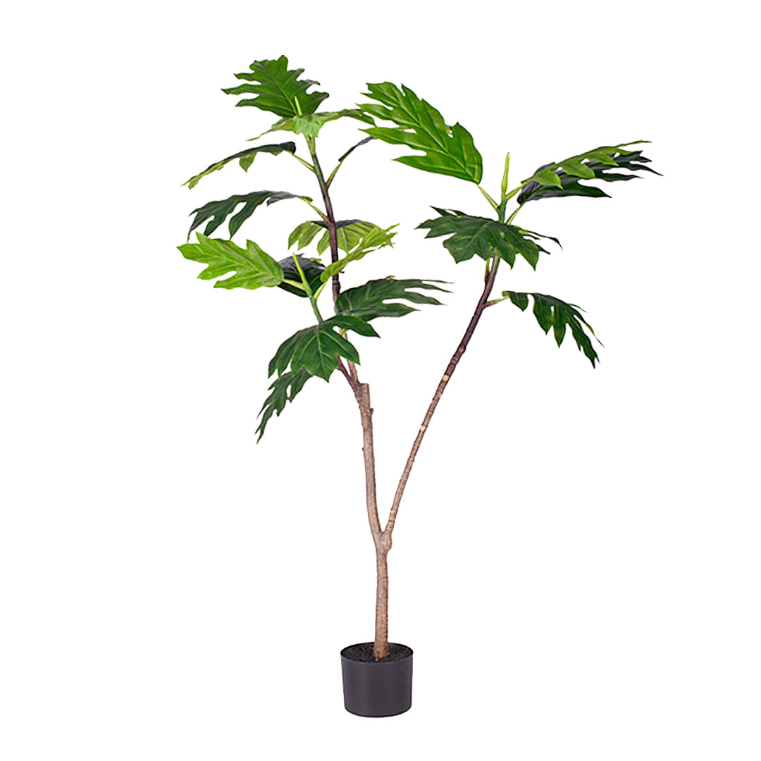 Soga 120Cm Artificial Natural Green Split-Leaf Philodendron Tree Fake Tropical Indoor Plant Home Office Decor, Home &Amp; Living, Home Decor, Artificial Plants, , ,  - Nz Depot 1