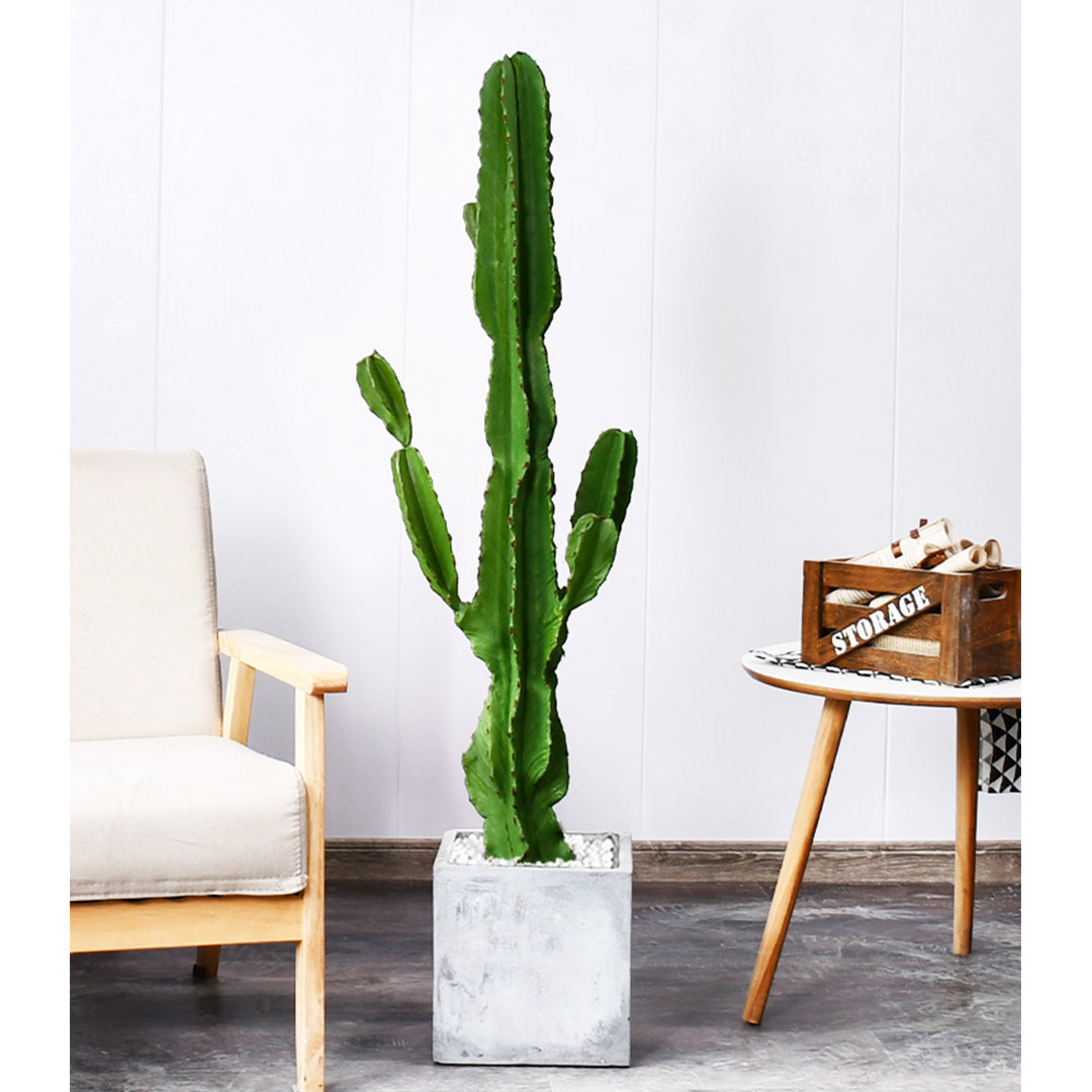 SOGA 120cm Green Artificial Indoor Cactus Tree Fake Plant Simulation Decorative 6 Heads, Home & Living, Home Decor, Artificial Plants, , ,  - NZ DEPOT 5