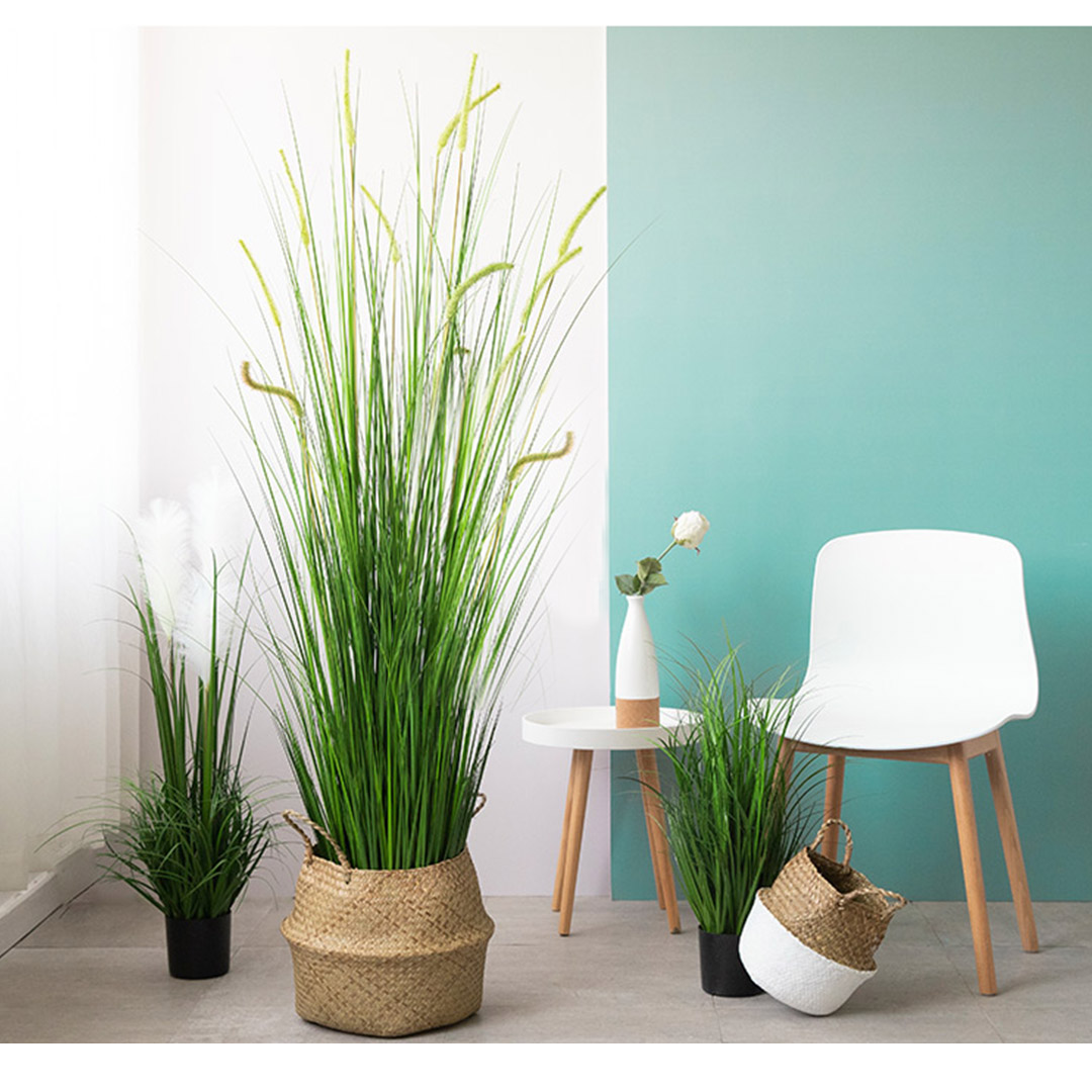 SOGA 120cm Nearly Natural Plume Grass Artificial Plant, Home & Living, Home Decor, Artificial Plants, , ,  - NZ DEPOT 3