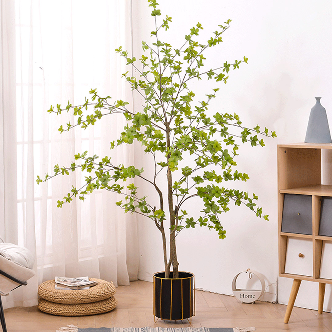 SOGA 120cm Green Artificial Indoor Watercress Tree Fake Plant Simulation Decorative, Home & Living, Home Decor, Artificial Plants, , ,  - NZ DEPOT 4