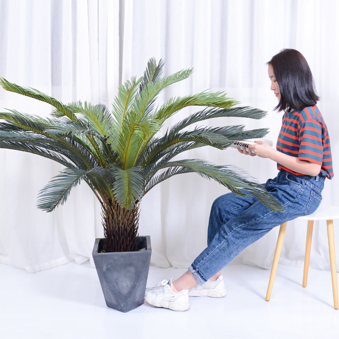 Soga 125Cm Artificial Indoor Cycas Revoluta Cycad Sago Palm Fake Decoration Tree Pot Plant, Home &Amp; Living, Home Decor, Artificial Plants, ,  - Nz Depot 5