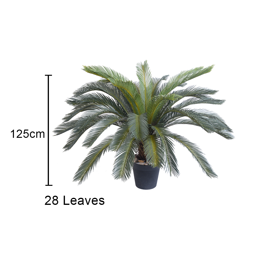 Soga 125Cm Artificial Indoor Cycas Revoluta Cycad Sago Palm Fake Decoration Tree Pot Plant, Home &Amp; Living, Home Decor, Artificial Plants, ,  - Nz Depot 7